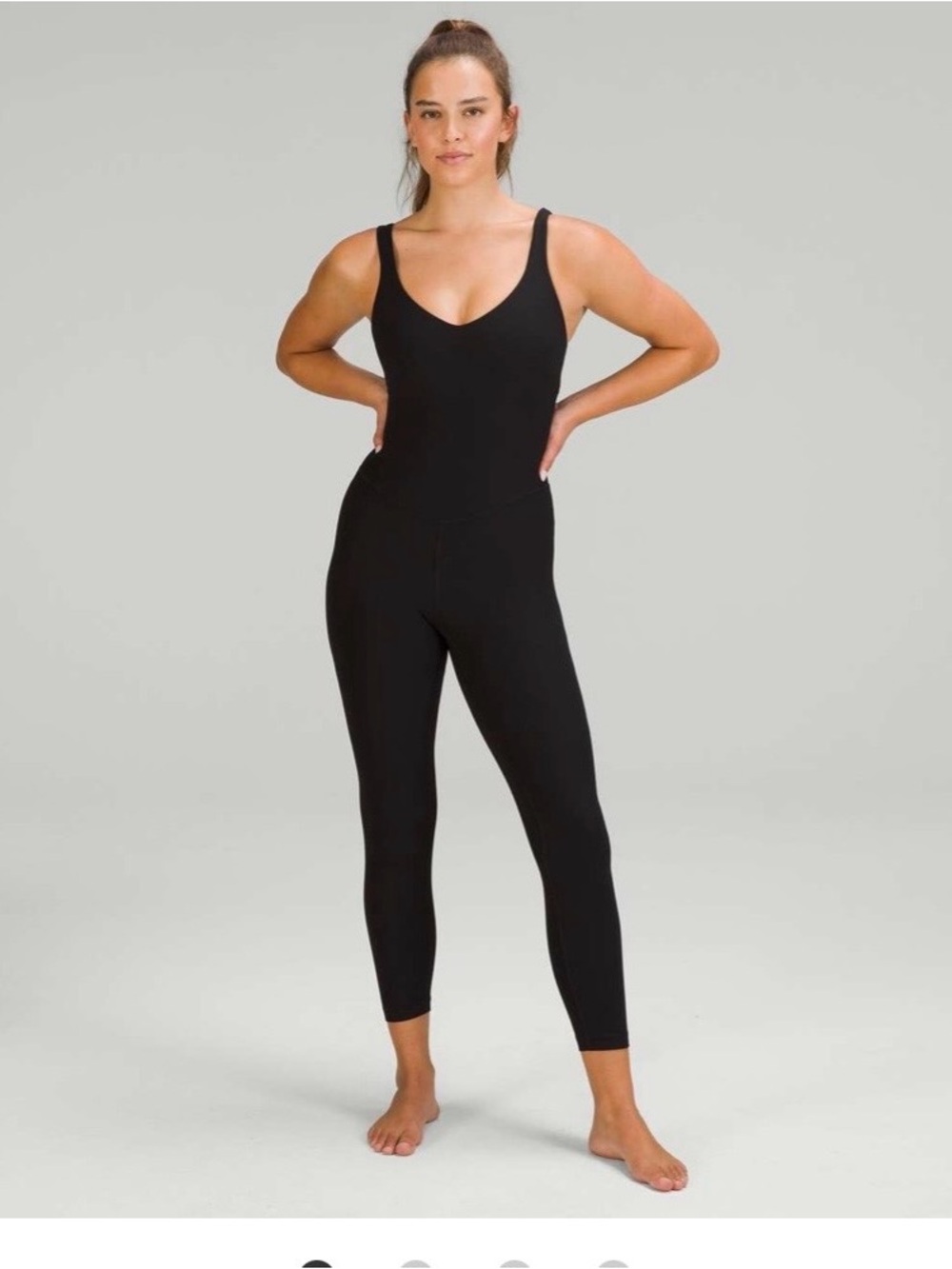 lululemon athletica Black One-Piece Jumpsuit